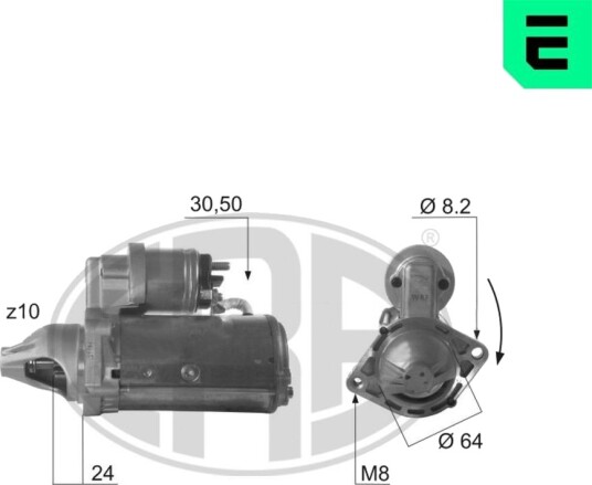 ERA 220432A Starter ERA 220432A Starter