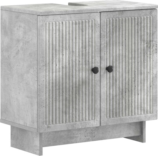 vidaXL Baderomsvaskeskap EDE Betonggrå 59,5 x 31,5 x 59 cm