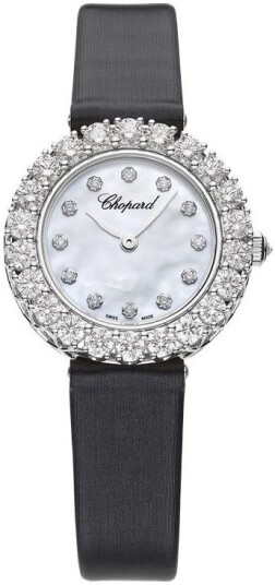 Chopard Dameklokke 13A178 1106 L Heure Du Diamant Hvit/Sateng Ø26 mm