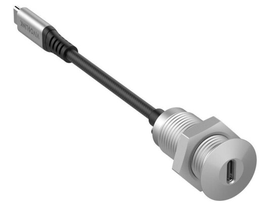VIVOLINK USB-C Desk socket grey with