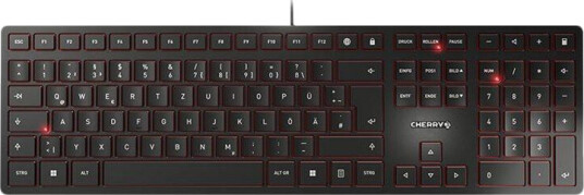 Cherry KC 6000 SLIM - tastatur - Tysk - svart Cherry KC 6000 SLIM - tastatur - Tysk - svart