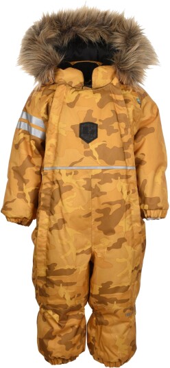 Lindberg Camo Vinterdress Baby Yellow 74 Lindberg Camo Vinterdress Baby Yellow 74
