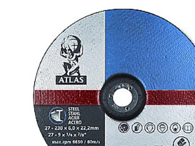 Skrubskive 125X6,0X22,2 Mm   Atlas A24r Bf27   10 Stk.