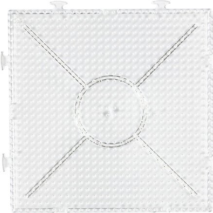 Diverse Perleplate stor samling kvadrat størrelse 15x15 cm medium klar 1 stk