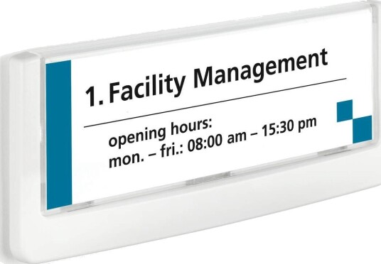 Dørskilt Click Sign 149X52,5 Mm Hvid