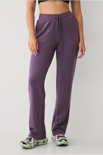 Ellos Studio Sweatpants Tech Sweatpants Straight Lilla