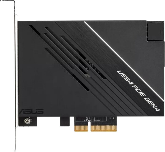 ASUS USB adapter PCIe 4.0 x4 USB-C x 2 + DisplayPort x 2 ASUS USB adapter PCIe 4.0 x4 USB-C x 2 + DisplayPort x 2