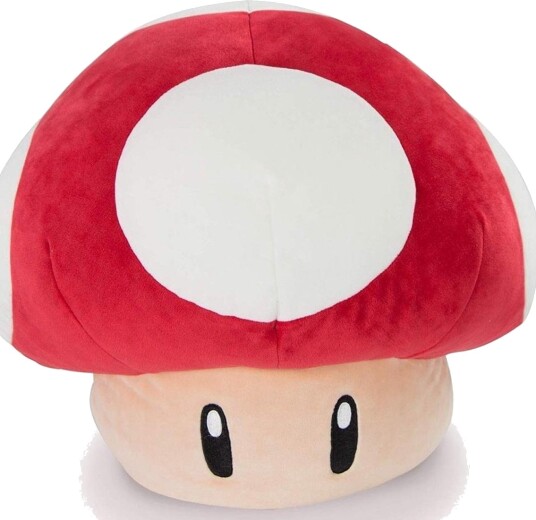 Super Mario Super Mushroom Kosebamse 3+ år Super Mario Super Mushroom Kosebamse 3+ år