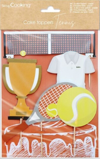 Scrapcooking Kakedekorasjon – Tennis Tema | Slikkepott.No