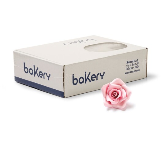 Decora Spiselig Kakepynt Små Roser Rosa Pk/56 