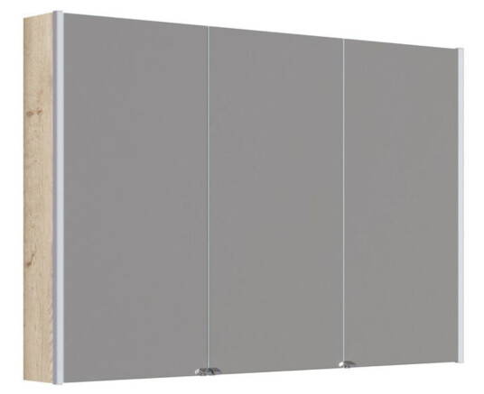 Dansani Inzo Ambi Speilskap 3 Dører Natur eik / 120cm Dansani Inzo Ambi Speilskap 3 Dører Natur eik / 120cm