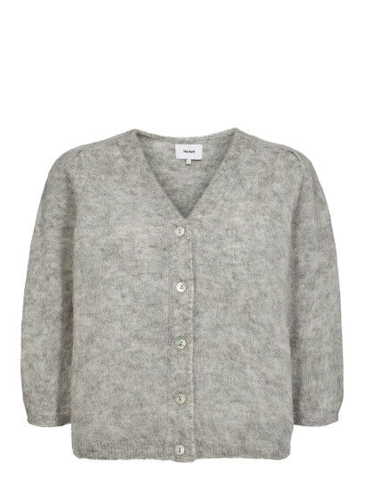 Nümph Nusuri Brushed Ss Cardigan - Grey - L Nümph Nusuri Brushed Ss Cardigan - Grey - L