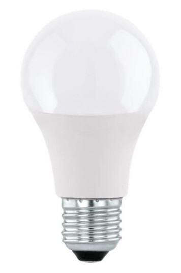 Eglo Led-Lyspære Form: A60 E27 8.8 W Ekvivalent 60 Klasse F Nøytralt Hvitt Lys 4000 K Melk