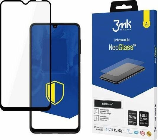 Lcd Beskyttelsesglass 3Mk Neo Glass Samsung A226 A22 5G Sort