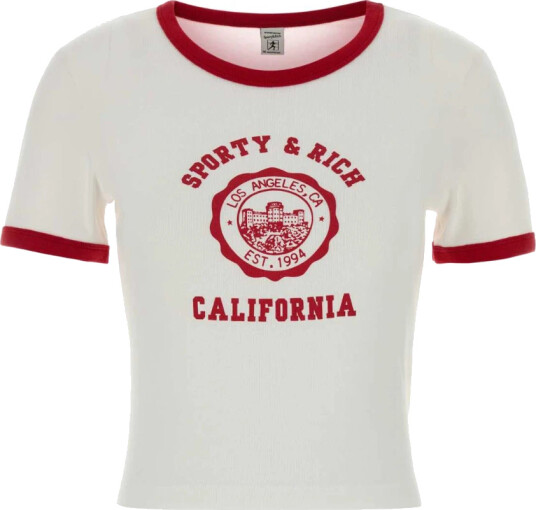 Sporty & Rich Dame Topper Hvit S,