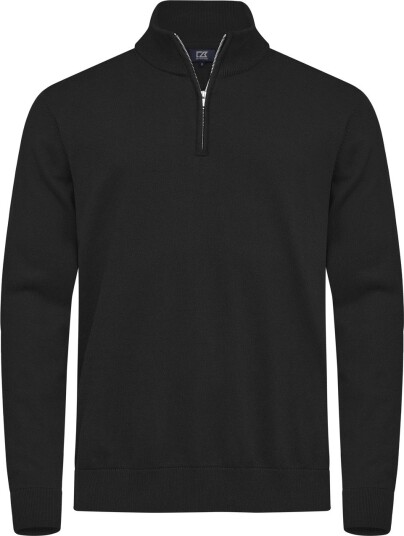 Cutter & Buck Oakville Half Zip Sweater Svart Golfgenser herre Svart (99) X Large Cutter & Buck Oakville Half Zip Sweater Svart Golfgenser herre Svart (99) X Large