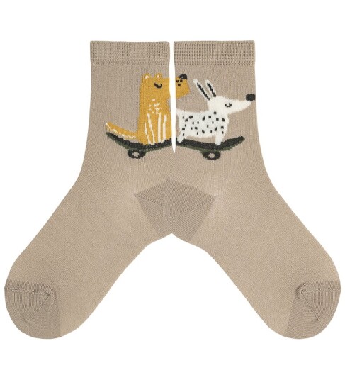 Condor Sokker Quinoa m. Hunder Condor 23/26 Sokker Beige 23 26