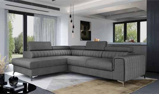 Laurece Sjeselongsofa Venstre   Grå