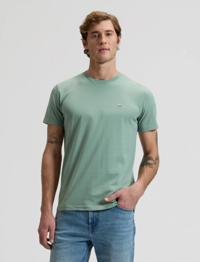 Lee Jeans Ss Patch Logo Tee Blue S x 00 Lee Jeans Ss Patch Logo Tee Blue S x 00