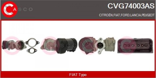 EGR Ventil CASCO CVG74003AS EGR Ventil CASCO CVG74003AS