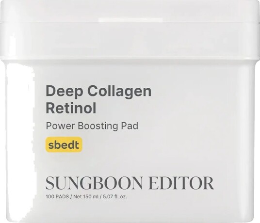 Sungboon Editor Deep Collagen Retinol Power Boosting Pad Nude 150 ML