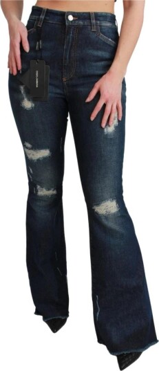Dolce & Gabbana Dame Jeans Blå 2XS, Dolce & Gabbana Dame Jeans Blå 2XS,