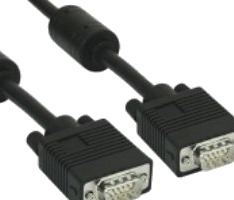 Inline 17702B 1 M Vga D Sub Vga D Sub Sort Gull Hankjønn/Hankjønn