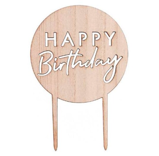 Kaketopp Rund Happy Birthday Kaketopp Rund Happy Birthday