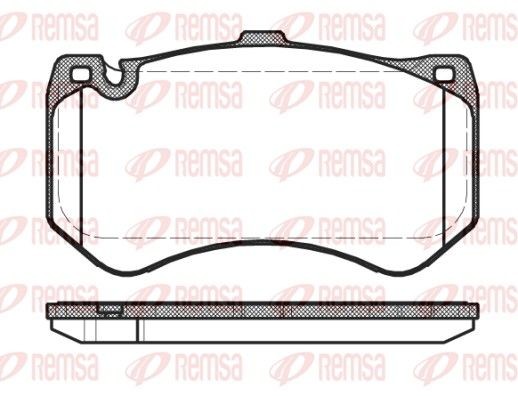 Bremseklosser REMSA 1455.00 Bremseklosser REMSA 1455.00