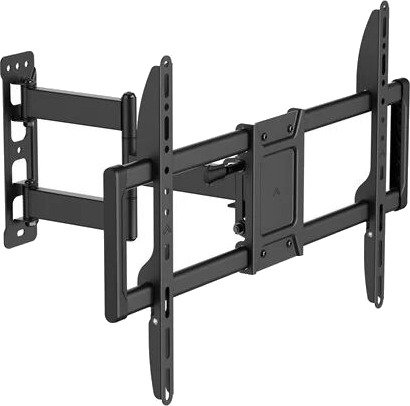 Gembird mounting kit - for TV - full motion - fine texture black - Max 50 kg - recommended for 90 "