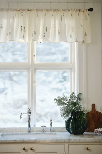 Jotex Gardinkappe Antikk/mørkgrønn SKOG 21940740168