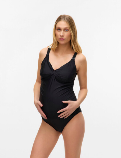 Mamalicious Mllouisa Padded Hc Tankini 2F - Black - S