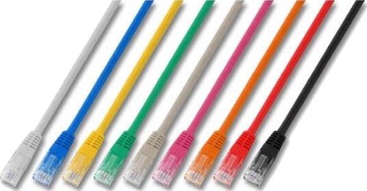 EFB ELEKTRONIK Patchkabel - Cat.6 UTP - 1,0 m RJ45 nettverkskabel Blå