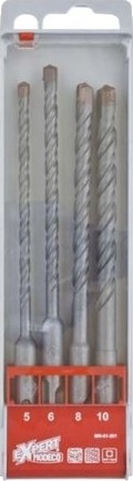 Betongbor Modeco Sds + 10 12 6 8Mm Sett (Mn61202)