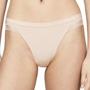 Tommy Hilfiger Truser Lace Trim Logo Thong Hud Medium Dame