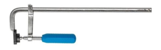 Hogert Technik F-form Skrutvinge 300x80mm med Plastbelagt Håndtak HT3B914
