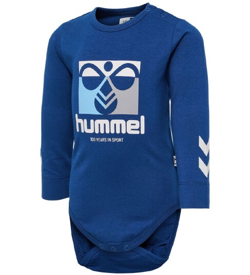 Hummel Body L/æ hmlOuen Navy Peony 74 Langermet Body Blå