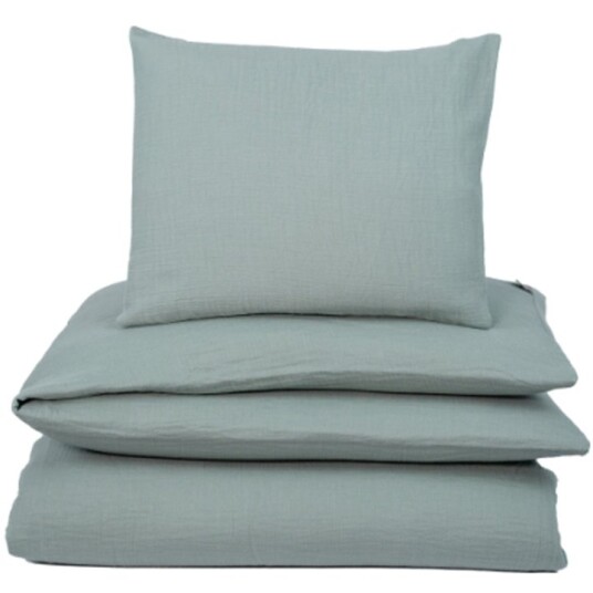 NG Baby Dynetrekk Vagga/Vagga Muslin Frosty Green