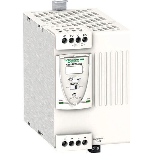 Schneider Electric Phaseo abl8 regulated switch mode power supply (smps) 100-500 v ac 24 v dc 10 a 240 w (3389119405621) Schneider Electric Phaseo abl8 regulated switch mode power supply (smps) 100-500 v ac 24 v dc 10 a 240 w (3389119405621)