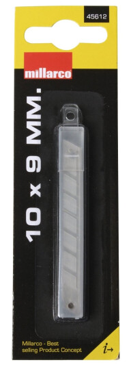 Millarco Brytebladkniver 9 mm - 10 stk.