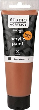 Diverse Creall Studio Akrylmaling dekkende burnt sienna (67) 120 ml 1 fl