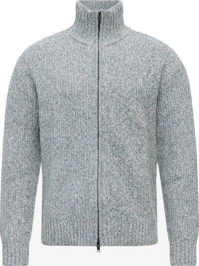 Tom Tailor Structured Cosy Knit Jacket GREY BLACK STRUCTURE S