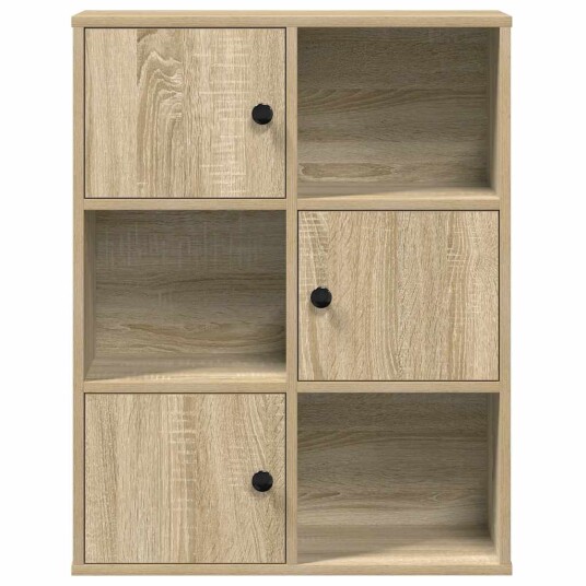 Bokhylle sonoma eik 60x24x76,5 cm konstruert tre