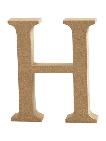 Creativ Company Letter H MDF 8cm 1pc. Creativ Company Letter H MDF 8cm 1pc.