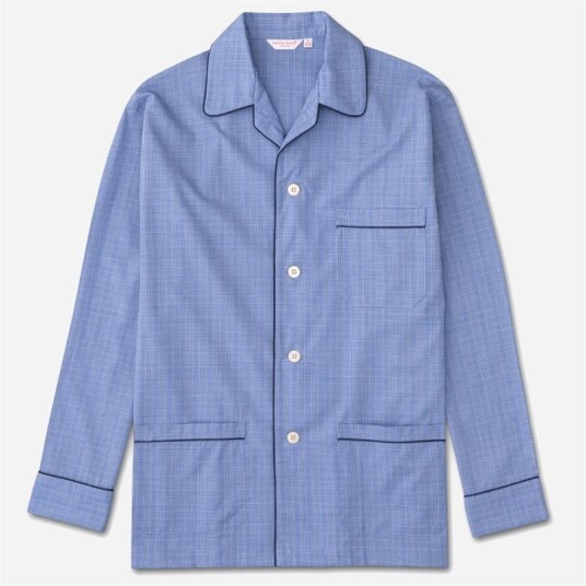 Derek Rose Felsted Classic Fit - Blue Check