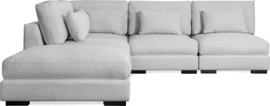 Dubai sjeselongsofa høyre ekstra dyp Lysegrå Dubai sjeselongsofa høyre ekstra dyp Lysegrå