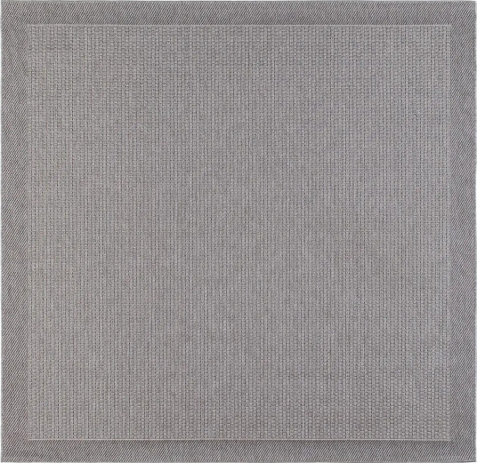 Miami Flatvevd Matte Firkantet 200x200 cm - Grå
