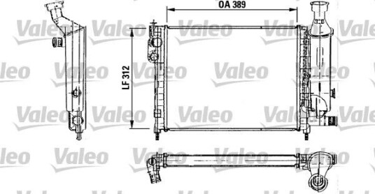 Radiator VALEO 730492
