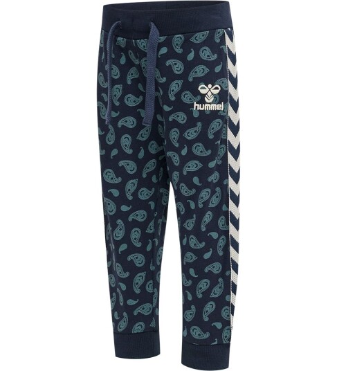 Hummel Bukser HmlPaisley Black Iris 68 Bukser bomull Blå 62