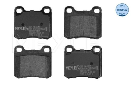 Bremseklosser MEYLE 025 206 8713